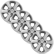 Jogo 4 Calota Original Chevrolet Montana Prata Aro 14 Grid