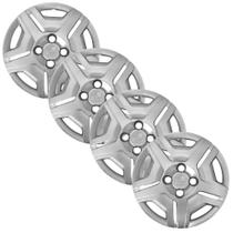 Jogo 4 Calota Original Chevrolet Onix Prisma Prata Aro 14 Grid Jogo 4 Calota Original Chevrolet Onix Prisma Prata Aro 14 Grid