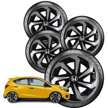 Jogo 4 Calota Spider Aro 13 Fit 2004 2005 2006 2007 2008