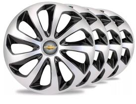 Jogo 4 Calota Velox Pto Pta Aro 14 Para Sonic Spin Agile