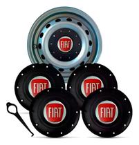 Jogo 4 Calotas Amarok Tampa Roda Ferro FIAT Fiorino Strada Uno Palio Siena Aro 13 14 15 - Preto 4 peças Jogo 4 Calotas Amarok Tampa Roda Ferro FIAT Fiorino Strada Uno Palio Siena Aro 13 14 15 - Preto 4 peças