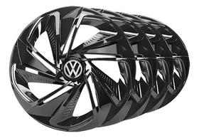 Jogo 4 Calotas Aro 13 Nitro Black Vw Voyage Parati Gol Preto - Preto Jogo 4 Calotas Aro 13 Nitro Black Vw Voyage Parati Gol Preto - Preto