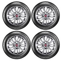 Jogo 4 calotas aro 14 cronos 2023 prata