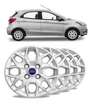 Jogo 4 Calotas Aro 14 Novo Ford Ka 2016 2017 2018 2019 2020 Prateado Jogo 4 Calotas Aro 14 Novo Ford Ka 2016 2017 2018 2019 2020 Prateado