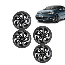 Jogo 4 Calotas Aro 14 Vw Gol Voyage Polo Fox Virtus Saveiro