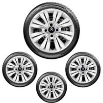 Jogo 4 Calotas Aro 15 Citroen C3 C4