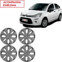 Jogo 4 Calotas Citroen C3 2012 2013 2014 2015 2016 Jogo 4 Calotas Citroen C3 2012 2013 2014 2015 2016