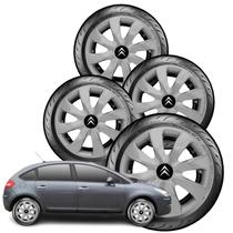 Jogo 4 Calotas Citroen C3 C4 2008 2009 2010 2011 2012 Aro 14 Jogo 4 Calotas Citroen C3 C4 2008 2009 2010 2011 2012 Aro 14