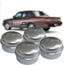 Jogo 4 Calotas Cubo Roda Dianteiro Jahu Opala 1975 A 1992 Kit1384