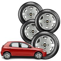 Jogo 4 calotas do celta aro 13 prata 2012/2015