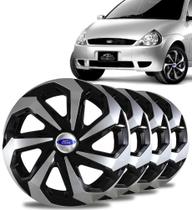 Jogo 4 Calotas Esportiva Aro 13 Spider Ford Ka Fiesta Focus