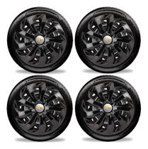 Jogo 4 Calotas Esportiva Aro 15 Gm Onix Plus Prisma Astra - Preto Jogo 4 Calotas Esportiva Aro 15 Gm Onix Plus Prisma Astra - Preto