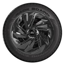 Jogo 4 Calotas Esportivas Aro 13 Nitro Black Carros Ford