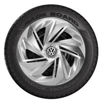 Jogo 4 Calotas Esportivas Aro 14 Nitro Silver Volkswagen