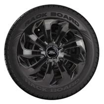 Jogo 4 Calotas Esportivas Aro 14 Velox Black Ford Elitte