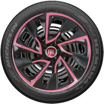 Jogo 4 Calotas Esportivas Ds4 Aro 13 Fiat Argo Fiorino Strada Idea Tipo Stilo