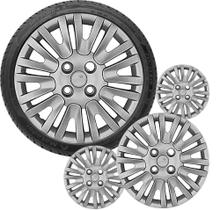 Jogo 4 Calotas Gol Power G5 2009 2010 Aro 15 Parafuso Grid