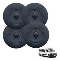 Jogo 4 Calotas Nova Renault Master 2014 2015 2016 2017 2018 2019 2020 2021 2022