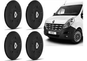 Jogo 4 Calotas Nova Renault Master 2014 2015 2016 2017 2018 2019 2020 2021 2022