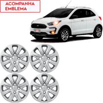 Jogo 4 Calotas Novo Ka 2015 2016 2017 2018 2019 Aro 14 Cb