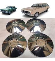 Jogo 4 Calotas Opala 1964 1965 1966 1967 1968 1969 1970 1971 1972 1973 1974 1975 1976 1977 1978 Caravan Modelo Vulcãozinho