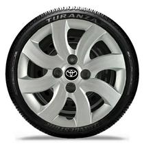 Jogo 4 calotas Toyota Etios aro 14 Cod.4007TY