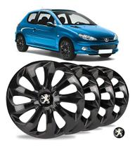 Jogo 4 Calotas Velox Aro 14 Preta Peugeot 206 207 208 307 Jogo 4 Calotas Velox Aro 14 Preta Peugeot 206 207 208 307