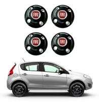 Jogo 4 Calotinhas Centrais Roda De Ferro Fiat Aro 13 14 15 Uno Palio Siena Idea