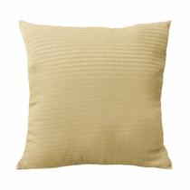Jogo 4 Capa Almofada Decorativa Bege Piquet 45x45 Zíper Jogo 4 Capa Almofada Decorativa Bege Piquet 45x45 Zíper