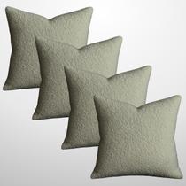 Jogo 4 Capas Almofadas 50x50cm Decorativas Quadrada Ziper Invisivel Capri Fendi Jogo 4 Capas Almofadas 50x50cm Decorativas Quadrada Ziper Invisivel Capri Fendi