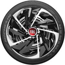 Jogo 4 Carlotas Aro 14 Nitro Fiat Palio Weekend Uno + Brinde