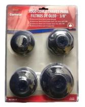Jogo 4 Chaves Para Filtro De Óleo 3/8 - Corneta
