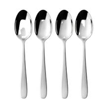Jogo 4 Colheres para Sopa Caldo Mesa Posta Multiuso Inox Jogo 4 Colheres para Sopa Caldo Mesa Posta Multiuso Inox