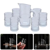 Jogo 4 Copo 25ml Com Jarra 110ml Shot Tequila Whisky Licor Saque Cachaça