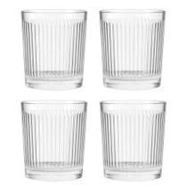 Jogo 4 Copo De Vidro Transparente Down Line 360ml Em Casa Tem Jogo 4 Copo De Vidro Transparente Down Line 360ml Em Casa Tem