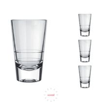 Jogo 4 Copos 100ml Caninha Dose Redondo Tequila Whisky