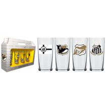 Jogo 4 Copos Cylinder Santos Licenciado Festas Eventos Jogos 300ml Nadir Jogo 4 Copos Cylinder Santos Licenciado Festas Eventos Jogos 300ml Nadir