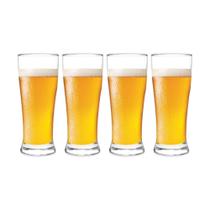 Jogo 4 Copos de Cerveja Chopp Bar Pub de Vidro Rostock 300ml Cristar Jogo 4 Copos de Cerveja Chopp Bar Pub de Vidro Rostock 300ml Cristar
