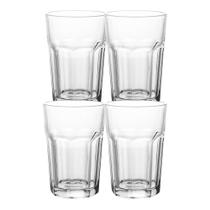 Jogo 4 Copos de Vidro Alto Vidro para Drink Bebidas Allure Transparente 425ml Wolff Jogo 4 Copos de Vidro Alto Vidro para Drink Bebidas Allure Transparente 425ml Wolff