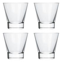Jogo 4 Copos De Whisky Vidro Long Ilhabela 350ml Reforçado Jogo 4 Copos De Whisky Vidro Long Ilhabela 350ml Reforçado