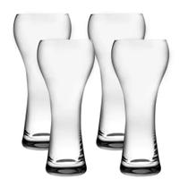 Jogo 4 Copos Para Cerveja Weisen Em Cristal Ecologico 400ml- Bohemia -10442