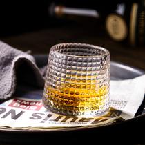 Jogo 4 Copos Whisky Vidro 360º Drink Uísque 150ml Giratório