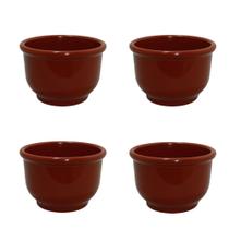 Jogo 4 Cumbucas 750ml, Tigela de Plástico Premium para Caldo Porções Feijoada Bares Restaurante