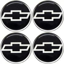 Jogo 4 Emblema Adesivo Calota Gm Preto Resinado - 48mm Jogo 4 Emblema Adesivo Calota Gm Preto Resinado - 48mm