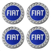 Jogo 4 Emblema Calota E Roda Fiat Adesivo Azul Resinado 48mm Jogo 4 Emblema Calota E Roda Fiat Adesivo Azul Resinado 48mm