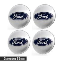 Jogo 4 Emblema Roda Ford 65mm.