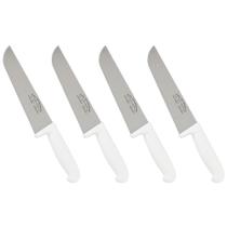 Jogo 4 Facas para Carne 8 Pol 203MM em Aço Inox Profissional Jogo 4 Facas para Carne 8 Pol 203MM em Aço Inox Profissional