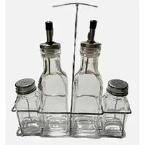 Jogo 4 Galheteiros e Condimentos 9090 - Mimo Style