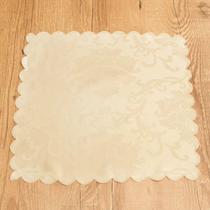 Jogo 4 Guardanapos Jacquard Jade Bege - Casa Argivai