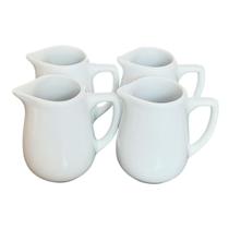 Jogo 4 Jarras 120ml Master Cheff p/ molhos, caldas, temperos - Kit Porcelana Branca Jogo 4 Jarras 120ml Master Cheff p/ molhos, caldas, temperos - Kit Porcelana Branca